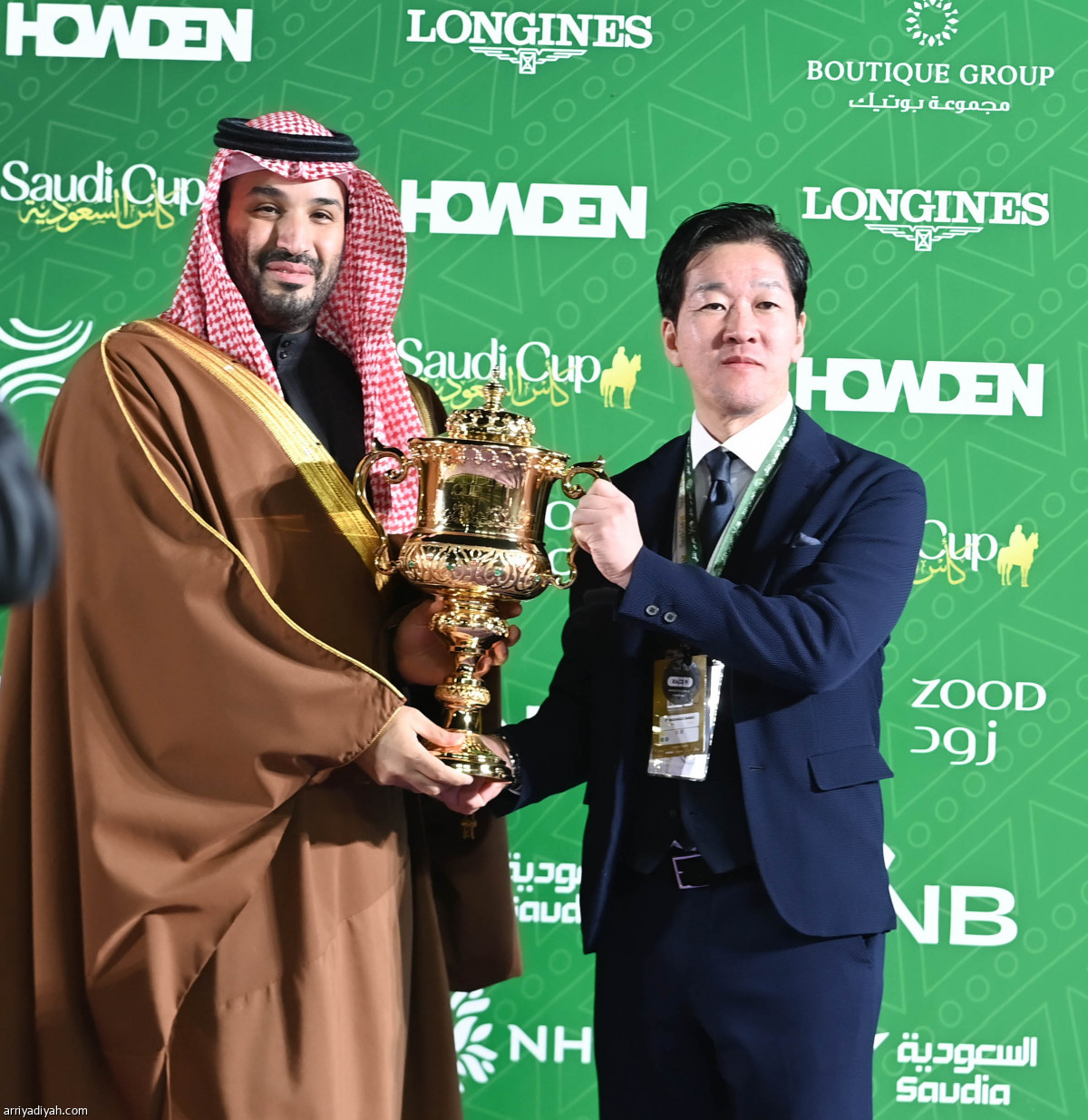 ولي العهد يشرّف السباق الكبير